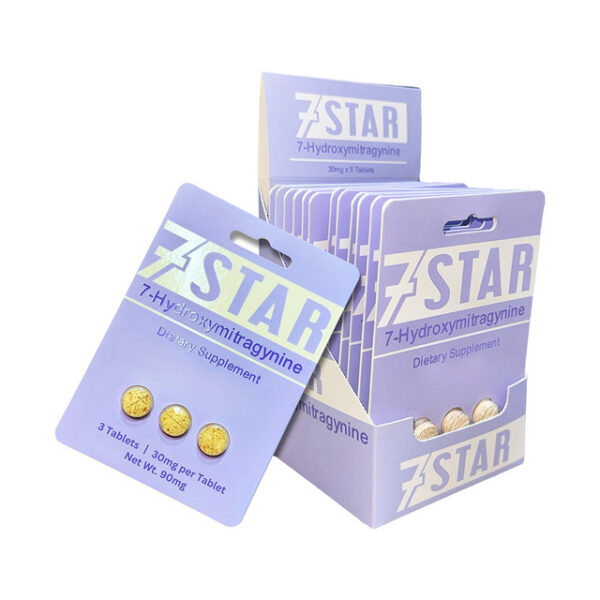 7 Star 7-hydroxymitragynine Kratom Tablets - Image 2