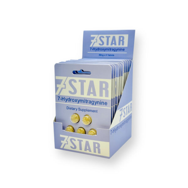 7 Star 7-hydroxymitragynine Kratom Tablets - Image 4