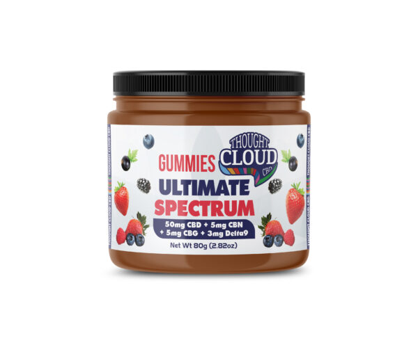 Ultra Spectrum Gummies 50mg CBD, 2.5mg CBG, 2.5mg CBN 30ct CBD Full Spectrum/CBG/CBN