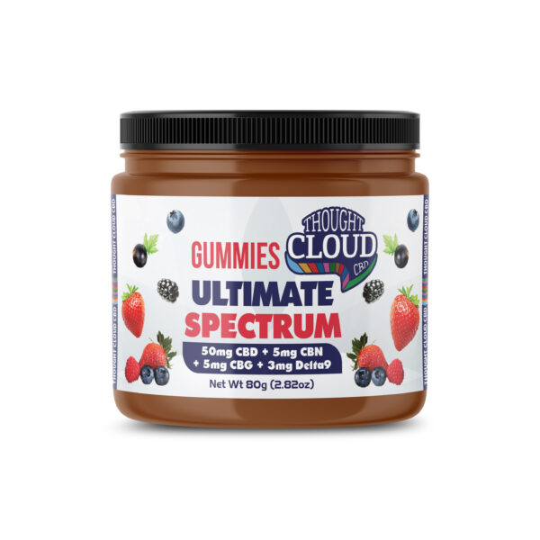 Ultra Spectrum Gummies 50mg CBD, 2.5mg CBG, 2.5mg CBN 30ct CBD Full Spectrum/CBG/CBN